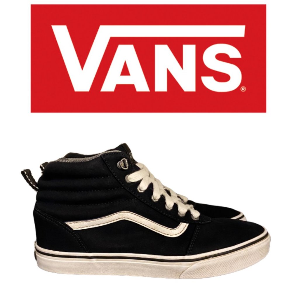 Vans Sk8 Hi Blue Suede - Size 8.5